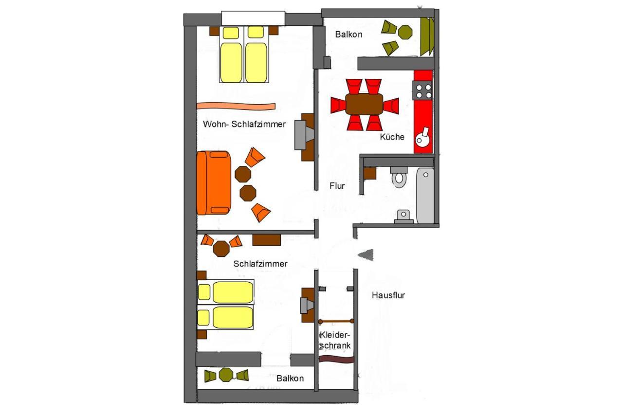 גרייפסוואלד H&H Apartments Im Herzen Der Stadt Teilweise Mit Balkon Ruhig Zentral Modern Mit Kueche מראה חיצוני תמונה
