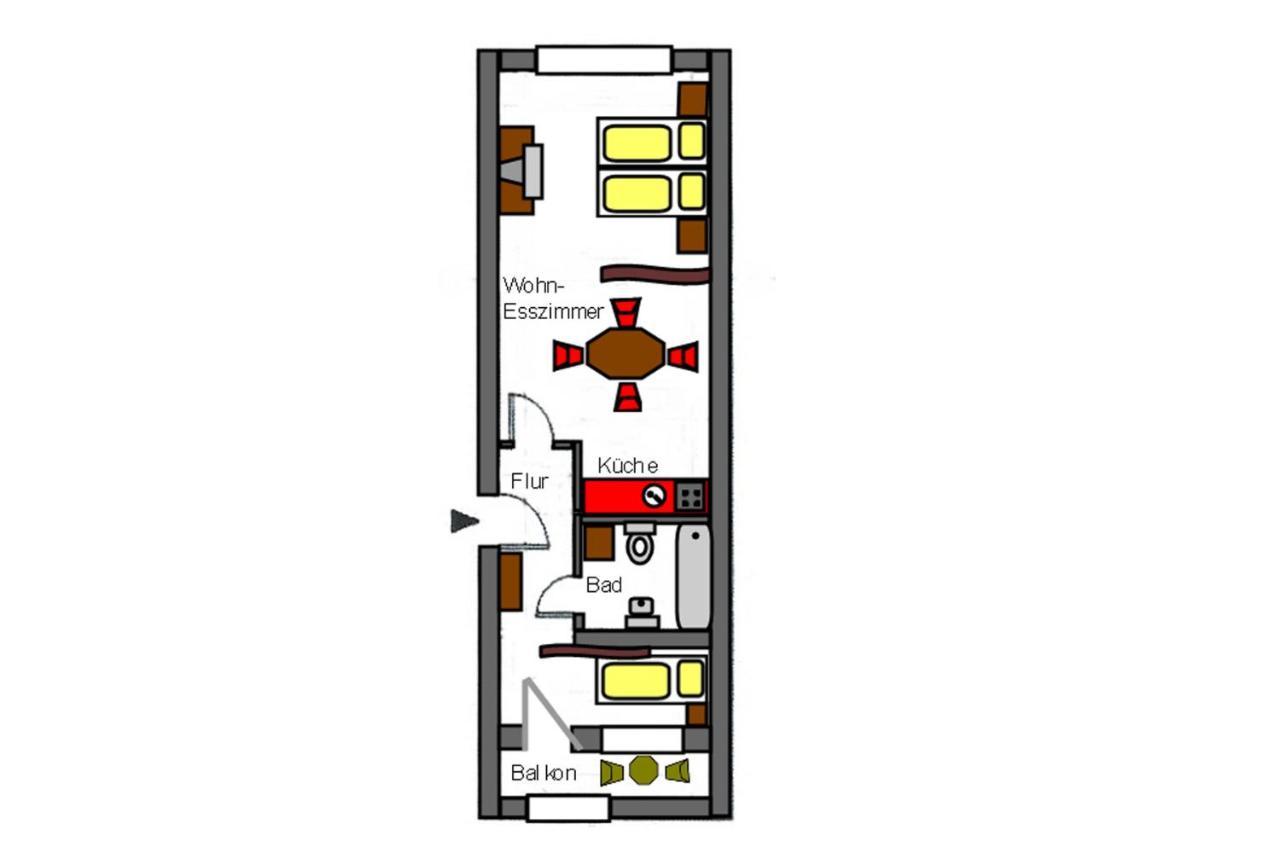 גרייפסוואלד H&H Apartments Im Herzen Der Stadt Teilweise Mit Balkon Ruhig Zentral Modern Mit Kueche מראה חיצוני תמונה